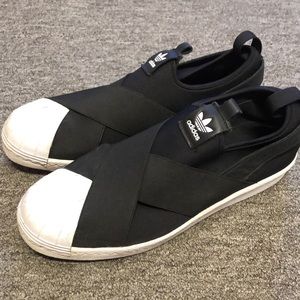 adidas superstar slip on mens